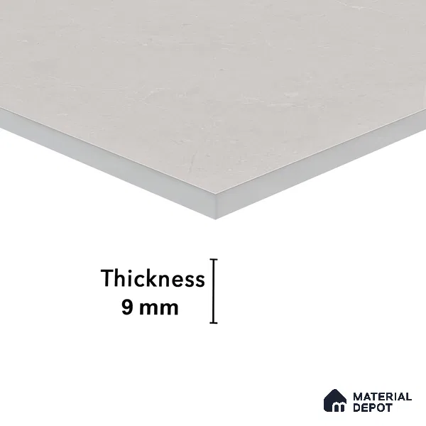 Carving Floor & Wall Tile TL 05456 Avorio Crema 2 ft x 4 ft Vitrified Rustic Carving Matte Finish - 9 mm | 6 Random Design | Suitable for Living Room, Bedroom, Bathroom, Kitchen (Sample)