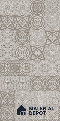 Carving Wall Tile TL 05457 B Neolith Grey Decor 2 ft x 4 ft Vitrified Rustic Carving Matte Finish - 9 mm | 4 Random Design | Suitable for Living Room, Bedroom, Bathroom, Kitchen