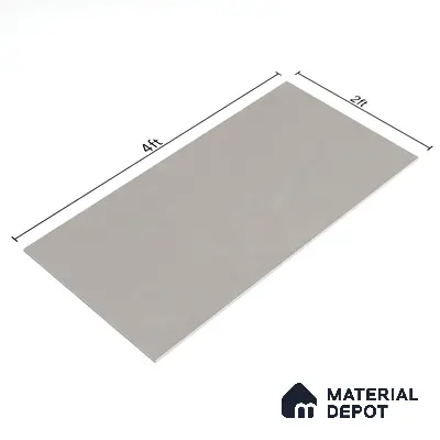Carving Floor & Wall Tile TL 05457 Neolith Grey 2 ft x 4 ft Vitrified Rustic Carving Matte Finish - 9 mm | 6 Random Design | Suitable for Living Room, Bedroom, Bathroom, Kitchen