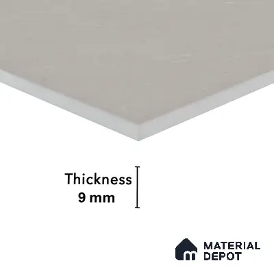 Carving Floor & Wall Tile TL 05457 Neolith Grey 2 ft x 4 ft Vitrified Rustic Carving Matte Finish - 9 mm | 6 Random Design | Suitable for Living Room, Bedroom, Bathroom, Kitchen