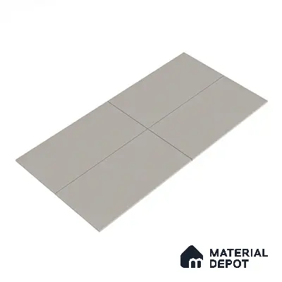 Carving Floor & Wall Tile TL 05457 Neolith Grey 2 ft x 4 ft Vitrified Rustic Carving Matte Finish - 9 mm | 6 Random Design | Suitable for Living Room, Bedroom, Bathroom, Kitchen
