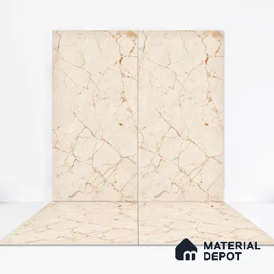 Carving Floor & Wall Tile TL 05614 Gravier Rosalia 2 ft x 4 ft Vitrified Carving Matte Finish - 9 mm | 6 Random Design | Suitable for Living Room, Bedroom, Bathroom