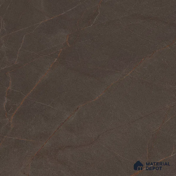 Carving Floor & Wall Tile TL 05612 B Gravier Subtle Choco 2 ft x 4 ft Vitrified Rustic Carving Matte Finish - 9 mm | 6 Random Design | Suitable for Living Room, Bedroom, Bathroom (Sample)