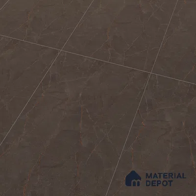 Carving Floor & Wall Tile TL 05612 B Gravier Subtle Choco 2 ft x 4 ft Vitrified Rustic Carving Matte Finish - 9 mm | 6 Random Design | Suitable for Living Room, Bedroom, Bathroom (Sample)