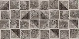Highlighter Wall Tile TL 05612 C Gravier Subtle Choco Decor 2 ft x 4 ft Vitrified Rustic Carving Matte Finish - 9 mm | 4 Random Design | Suitable for Living Room, Bedroom, Bathroom | Image 1