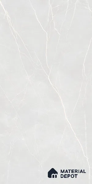 Carving Floor & Wall Tile TL 05612 D Gravier Subtle Bianco 2 ft x 4 ft Vitrified Rustic Carving Matte Finish - 9 mm | 6 Random Design | Suitable for Living Room, Bedroom, Bathroom (Sample)