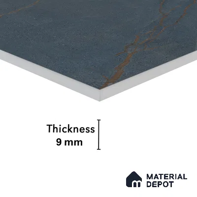 Carving Floor & Wall Tile TL 05612 E Gravier Subtle Viola 2 ft x 4 ft Vitrified Rustic Carving Matte Finish - 9 mm | 6 Random Design | Suitable for Living Room, Bedroom, Bathroom (Sample)
