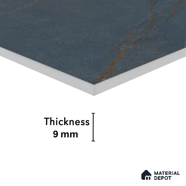 Carving Floor & Wall Tile TL 05612 E Gravier Subtle Viola 2 ft x 4 ft Vitrified Rustic Carving Matte Finish - 9 mm | 6 Random Design | Suitable for Living Room, Bedroom, Bathroom (Sample)