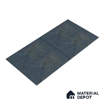 Carving Floor & Wall Tile TL 05612 E Gravier Subtle Viola 2 ft x 4 ft Vitrified Rustic Carving Matte Finish - 9 mm | 6 Random Design | Suitable for Living Room, Bedroom, Bathroom (Sample)