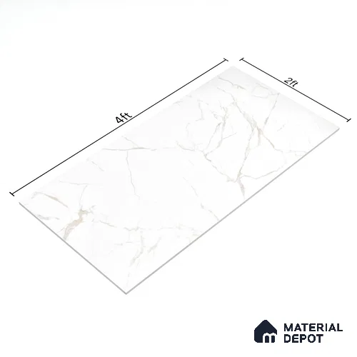 Carving Floor & Wall Tile TL 05613 Gravier Zenith 2 ft x 4 ft Vitrified Carving Matte Finish - 9 mm | 6 Random Design | Suitable for Living Room, Bedroom, Bathroom