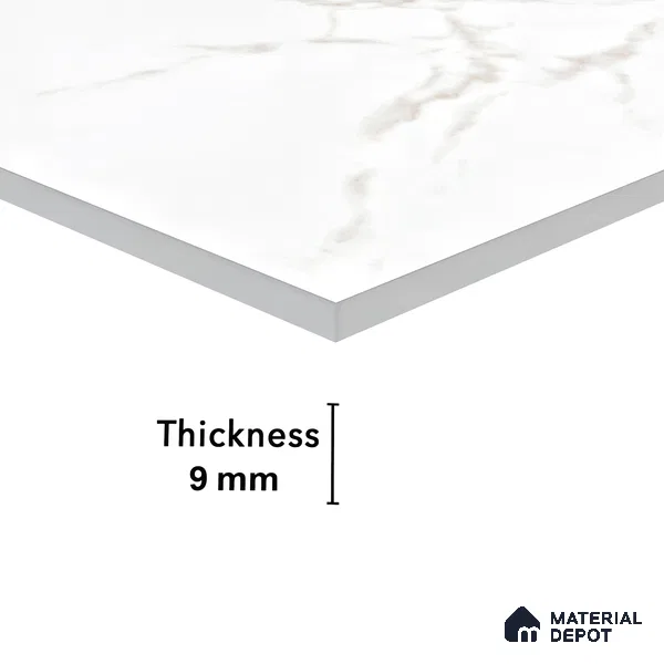 Carving Floor & Wall Tile TL 05613 Gravier Zenith 2 ft x 4 ft Vitrified Carving Matte Finish - 9 mm | 6 Random Design | Suitable for Living Room, Bedroom, Bathroom
