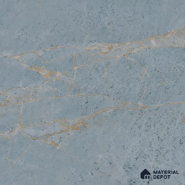Carving Floor & Wall Tile TL 05816 Gravier Aqua Mint 2 ft x 4 ft Vitrified Carving Matte Finish - 9 mm | 10 Random Design | Suitable for Living Room, Bedroom, Bathroom