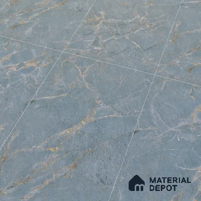 Carving Floor & Wall Tile TL 05816 Gravier Aqua Mint 2 ft x 4 ft Vitrified Carving Matte Finish - 9 mm | 10 Random Design | Suitable for Living Room, Bedroom, Bathroom