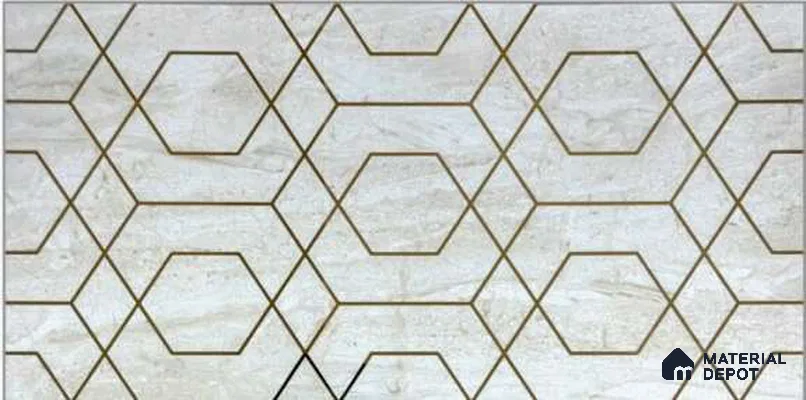 Glass Highlighter Wall Tile TL 12974 Twilight Ember 2 ft x 1 ft Glossy Finish Vitrified Tile - 9 mm | Suitable for Kitchen Wall, Bathroom Wall & Accent/Feature Wall