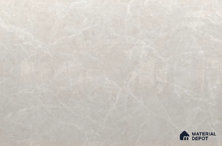 Large Formate Marble Floor & Wall Tile TL 11465 Astra Cotton Grey 6 ft x 4 ft Vitrified Glossy Finish - 9 mm | 4 Random Design | Suitable for Living Room, Bedroom, Dining & Office