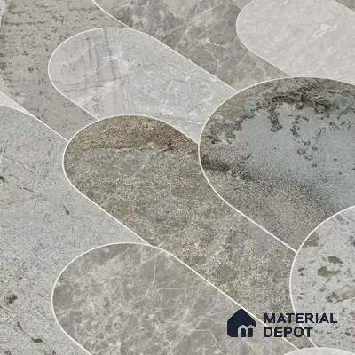 Highlighter Wall Tile TL 05507 B Altai Green Mist Decor 2 ft x 4 ft Vitrified Lush Plus Matte Finish - 9 mm | Suitable for Living Room, Bedroom, Bathroom, Kitchen
