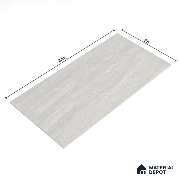Marble Floor & Wall Tile TL 05507 Altai Green Mist 2 ft x 4 ft Vitrified Lush Plus Matte Finish - 9 mm | 8 Random Design | Suitable for Living Room, Bedroom, Bathroom, Kitchen (Sample)
