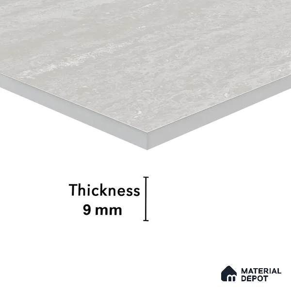 Marble Floor & Wall Tile TL 05507 Altai Green Mist 2 ft x 4 ft Vitrified Lush Plus Matte Finish - 9 mm | 8 Random Design | Suitable for Living Room, Bedroom, Bathroom, Kitchen (Sample)