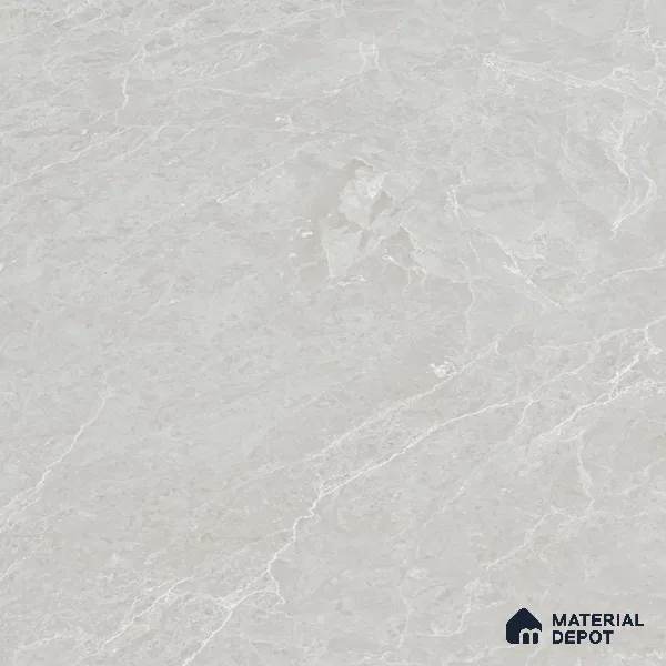 Marble Floor & Wall Tile TL 05509 Lisburn Bianco 2 ft x 4 ft Vitrified Lush Plus Matte Finish - 9 mm | 6 Random Design | Suitable for Living Room, Bedroom, Bathroom, Kitchen