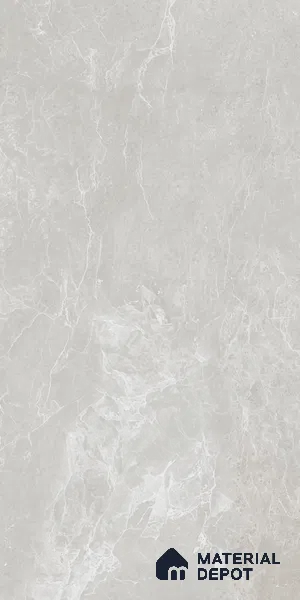 Marble Floor & Wall Tile TL 05509 Lisburn Bianco 2 ft x 4 ft Vitrified Lush Plus Matte Finish - 9 mm | 6 Random Design | Suitable for Living Room, Bedroom, Bathroom, Kitchen