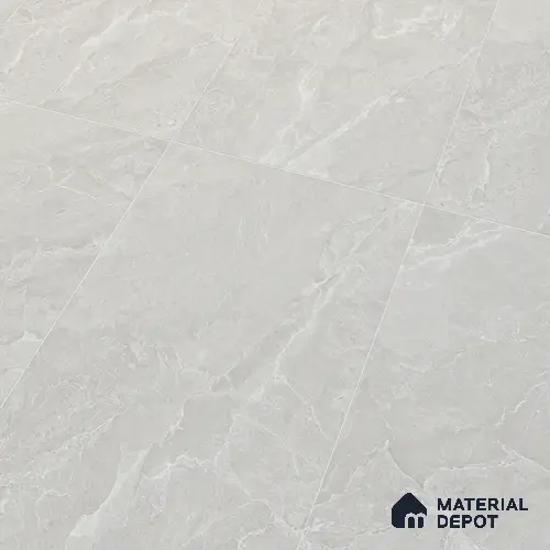 Marble Floor & Wall Tile TL 05509 Lisburn Bianco 2 ft x 4 ft Vitrified Lush Plus Matte Finish - 9 mm | 6 Random Design | Suitable for Living Room, Bedroom, Bathroom, Kitchen