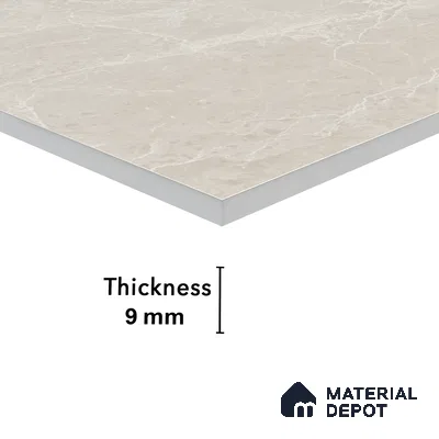 Marble Floor & Wall Tile TL 05510 Lisburn Spring 2 ft x 4 ft Vitrified Lush Plus Matte Finish - 9 mm | 6 Random Design | Suitable for Living Room, Bedroom, Bathroom, Kitchen (Sample)