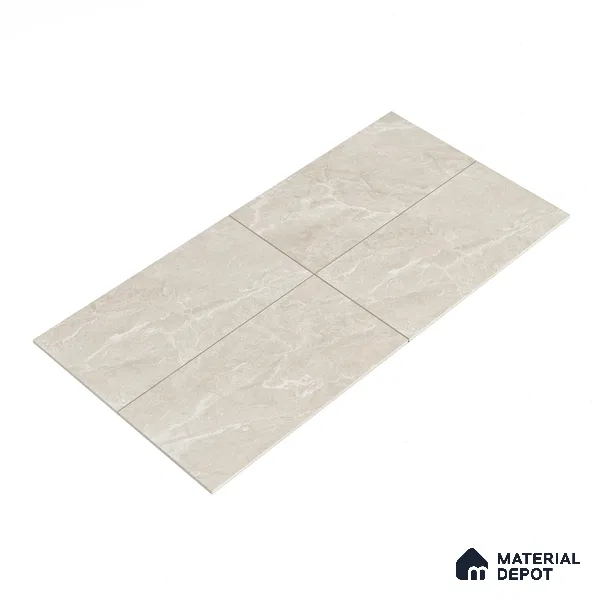 Marble Floor & Wall Tile TL 05510 Lisburn Spring 2 ft x 4 ft Vitrified Lush Plus Matte Finish - 9 mm | 6 Random Design | Suitable for Living Room, Bedroom, Bathroom, Kitchen (Sample)