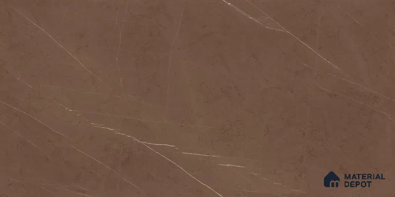 Marble Floor & Wall Tile TL 05610 B Gravier Lush Brown 2 ft x 4 ft Vitrified Lush Plus Matte Finish - 9 mm | 6 Random Design | Suitable for Living Room, Bedroom, Bathroom (Sample)