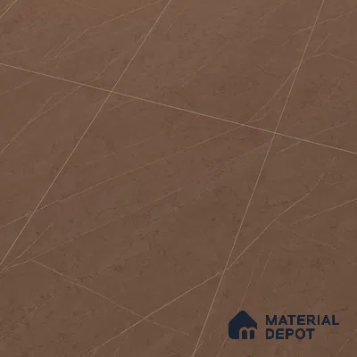 Marble Floor & Wall Tile TL 05610 B Gravier Lush Brown 2 ft x 4 ft Vitrified Lush Plus Matte Finish - 9 mm | 6 Random Design | Suitable for Living Room, Bedroom, Bathroom (Sample)