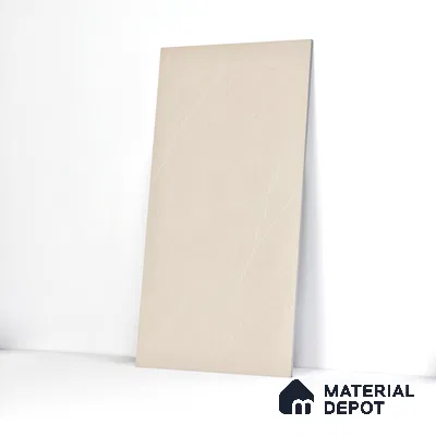 Marble Floor & Wall Tile TL 05610 Gravier Lush Cream 2 ft x 4 ft Vitrified Lush Plus Matte Finish - 9 mm | 6 Random Design | Suitable for Living Room, Bedroom, Bathroom (Sample)