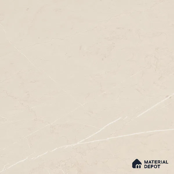Marble Floor & Wall Tile TL 05610 Gravier Lush Cream 2 ft x 4 ft Vitrified Lush Plus Matte Finish - 9 mm | 6 Random Design | Suitable for Living Room, Bedroom, Bathroom (Sample)