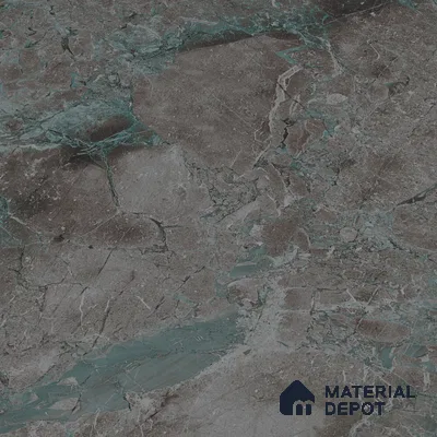 Marble Wall & Floor Tile TL 05534 C Lustro Aqua 2 ft x 4 ft Vitrified Glossy Finish - 9 mm | 8 Random Design | Suitable for Living Room, Bedroom, Bathroom, Kitchen (Sample)