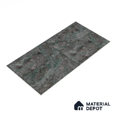 Marble Wall & Floor Tile TL 05534 C Lustro Aqua 2 ft x 4 ft Vitrified Glossy Finish - 9 mm | 8 Random Design | Suitable for Living Room, Bedroom, Bathroom, Kitchen (Sample)