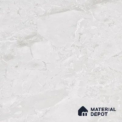 Marble Wall & Floor Tile TL 05534 Lustro Bianco 2 ft x 4 ft Vitrified Glossy Finish - 9 mm | 8 Random Design | Suitable for Living Room, Bedroom, Bathroom, Kitchen (Sample)