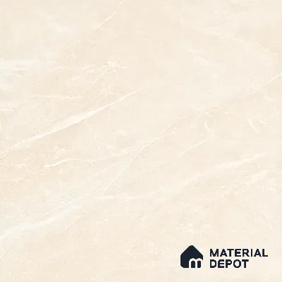 Marble Wall & Floor Tile TL 05529 B Luxe Crema 2 ft x 4 ft Vitrified Glossy Finish - 9 mm | 5 Random Design | Suitable for Living Room, Bedroom, Bathroom, Kitchen (Sample)
