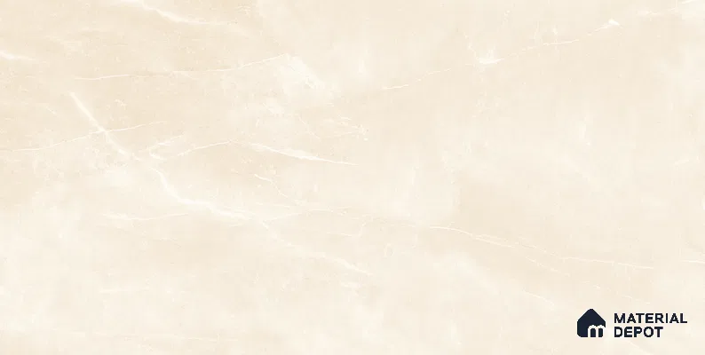 Marble Wall & Floor Tile TL 05529 B Luxe Crema 2 ft x 4 ft Vitrified Glossy Finish - 9 mm | 5 Random Design | Suitable for Living Room, Bedroom, Bathroom, Kitchen (Sample)