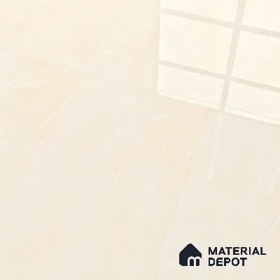 Marble Wall & Floor Tile TL 05529 B Luxe Crema 2 ft x 4 ft Vitrified Glossy Finish - 9 mm | 5 Random Design | Suitable for Living Room, Bedroom, Bathroom, Kitchen (Sample)