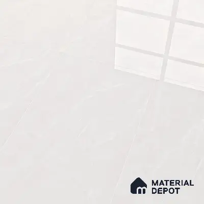 Marble Wall & Floor Tile TL 05529 Luxe Blanco 2 ft x 4 ft Vitrified Glossy Finish - 9 mm | 5 Random Design | Suitable for Living Room, Bedroom, Bathroom, Kitchen