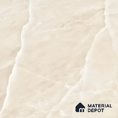 Marble Wall Tile TL 05798 Gravier Beige Glow 2 ft x 4 ft Vitrified Lush Plus Matte Finish - 9 mm | 6 Random Design | Suitable for Living Room, Bedroom, Bathroom