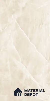 Marble Wall Tile TL 05798 Gravier Beige Glow 2 ft x 4 ft Vitrified Lush Plus Matte Finish - 9 mm | 6 Random Design | Suitable for Living Room, Bedroom, Bathroom