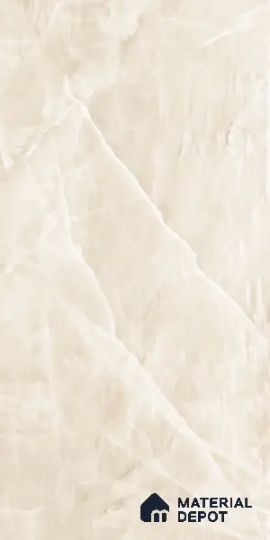 Marble Wall Tile TL 05798 Gravier Beige Glow 2 ft x 4 ft Vitrified Lush Plus Matte Finish - 9 mm | 6 Random Design | Suitable for Living Room, Bedroom, Bathroom