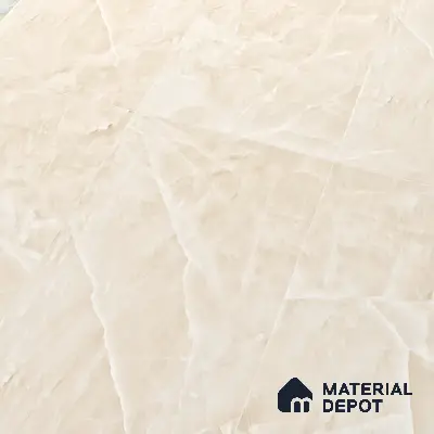 Marble Wall Tile TL 05798 Gravier Beige Glow 2 ft x 4 ft Vitrified Lush Plus Matte Finish - 9 mm | 6 Random Design | Suitable for Living Room, Bedroom, Bathroom