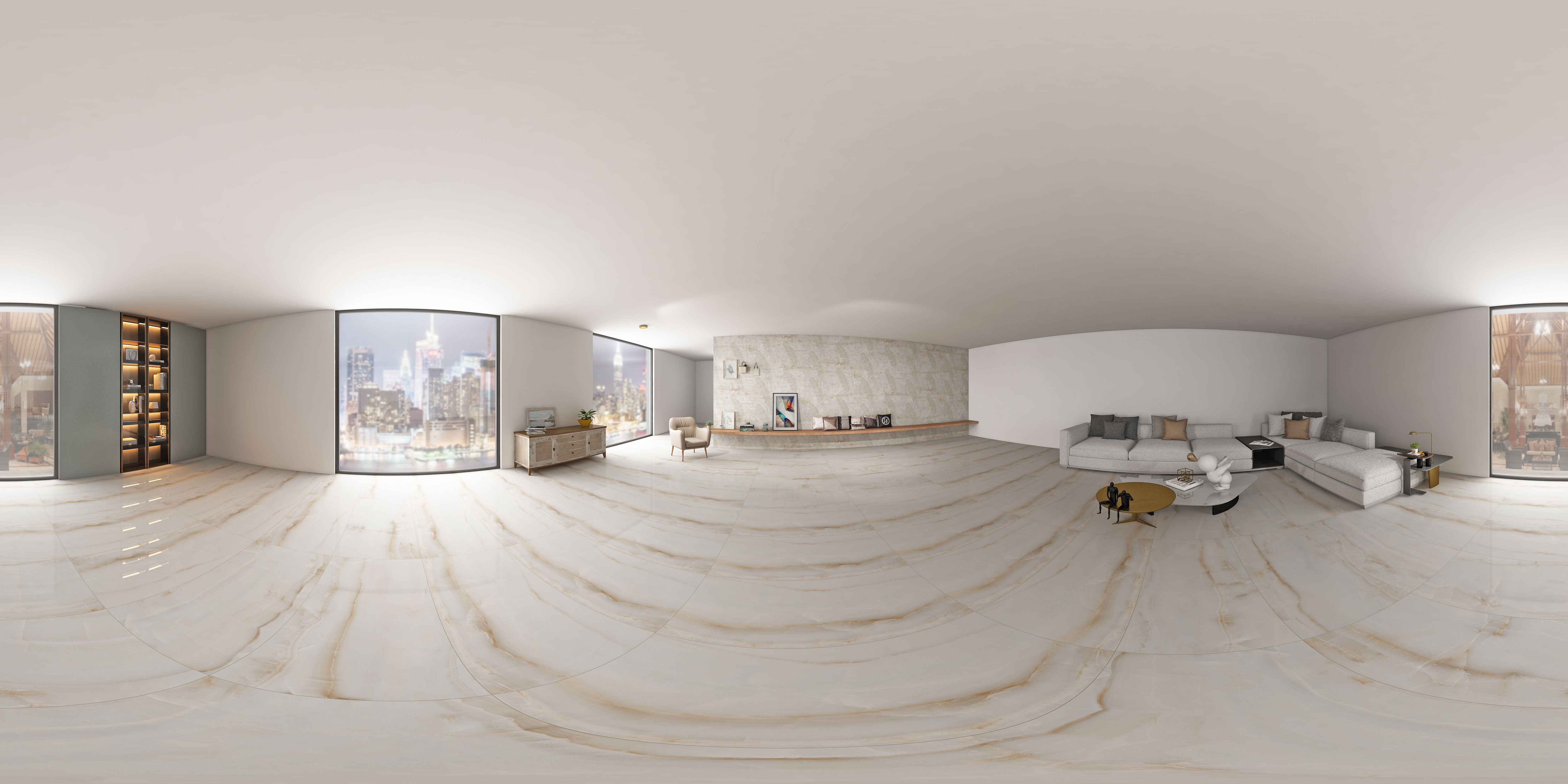 Highlighter Wall Tile TL 05810 B Gravier Beige Pearl Decor 2 ft x 4 ft Vitrified High Gloss Finish - 9 mm |  | Suitable for Living Room, Bedroom, Bathroom (Sample)