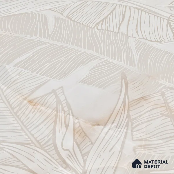 Highlighter Wall Tile TL 05810 B Gravier Beige Pearl Decor 2 ft x 4 ft Vitrified High Gloss Finish - 9 mm |  | Suitable for Living Room, Bedroom, Bathroom (Sample)