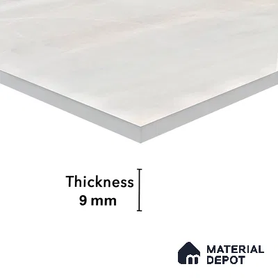 Marble Floor & Wall Tile TL 05810 Gravier Beige Pearl 2 ft x 4 ft Vitrified High Gloss Finish - 9 mm | 8 Random Design | Suitable for Living Room, Bedroom, Bathroom