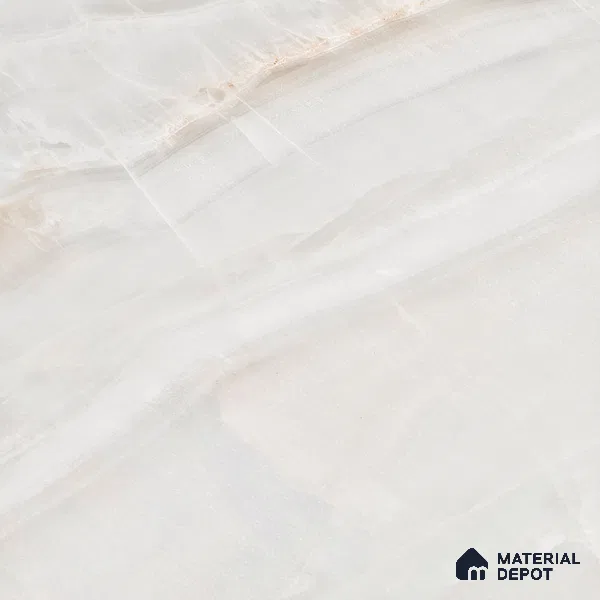 Marble Floor & Wall Tile TL 05810 Gravier Beige Pearl 2 ft x 4 ft Vitrified High Gloss Finish - 9 mm | 8 Random Design | Suitable for Living Room, Bedroom, Bathroom