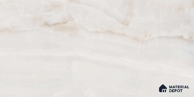 Marble Floor & Wall Tile TL 05810 Gravier Beige Pearl 2 ft x 4 ft Vitrified High Gloss Finish - 9 mm | 8 Random Design | Suitable for Living Room, Bedroom, Bathroom