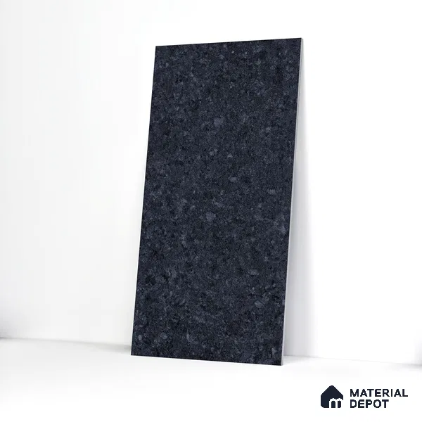Marble Floor & Wall Tile TL 05820 Gravier Cobalt Jewel 2 ft x 4 ft Vitrified High Gloss Finish - 9 mm | 4 Random Design | Suitable for Living Room, Bedroom, Bathroom (Sample)