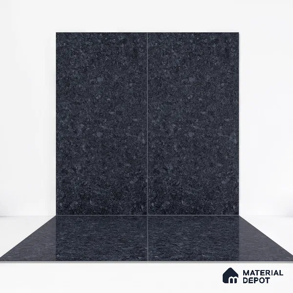 Marble Floor & Wall Tile TL 05820 Gravier Cobalt Jewel 2 ft x 4 ft Vitrified High Gloss Finish - 9 mm | 4 Random Design | Suitable for Living Room, Bedroom, Bathroom (Sample)