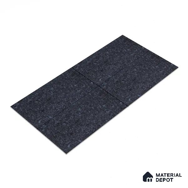 Marble Floor & Wall Tile TL 05820 Gravier Cobalt Jewel 2 ft x 4 ft Vitrified High Gloss Finish - 9 mm | 4 Random Design | Suitable for Living Room, Bedroom, Bathroom (Sample)